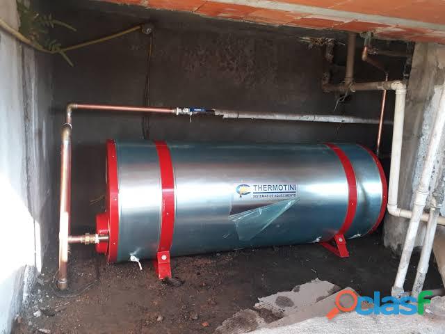 Instalação de boiler