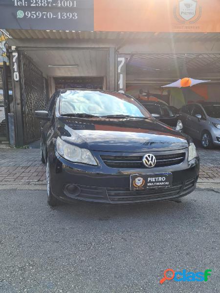 VOLKSWAGEN GOL (NOVO) 1.0 MI TOTAL FLEX 8V 4P PRETO 2011 1.0
