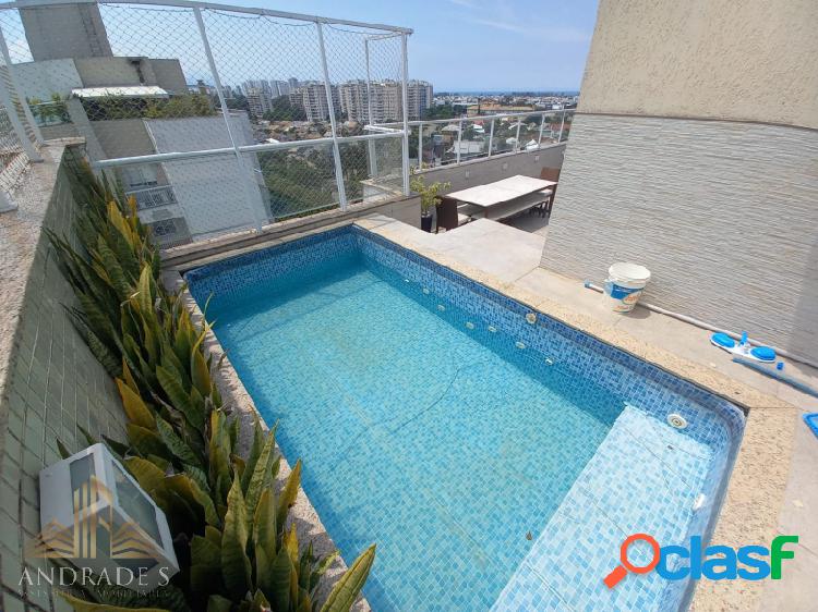 Excelente cobertura 4 quartos (2 suítes) com piscina e