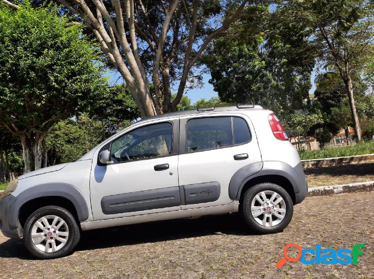 FIAT UNO WAY 1.4 EVO FIRE FLEX 8V 5P PRATA 2012 1.4 FLEX
