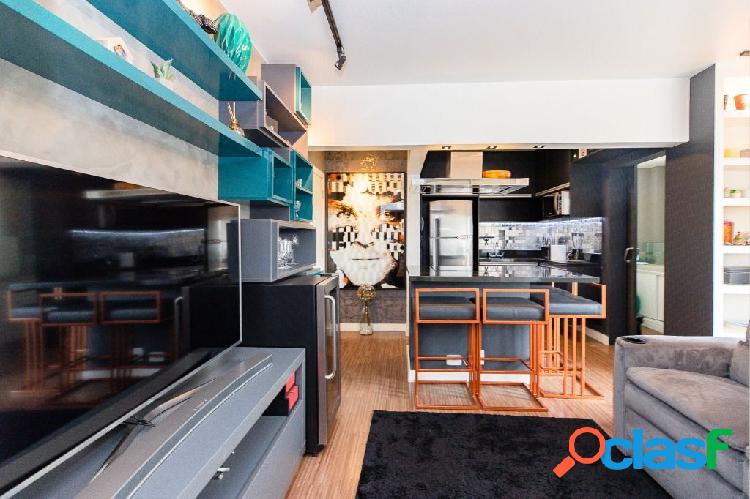 Apartamento com 1 quarto, 46m², à venda