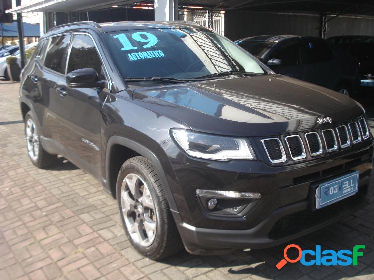 JEEP COMPASS LONGITUDE 2.0 4X2 FLEX 16V AUT. PRETO 2019 2.0