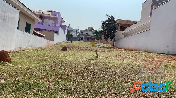 Terreno em aclive, com 325m2 por R$300.000 no Golden Park