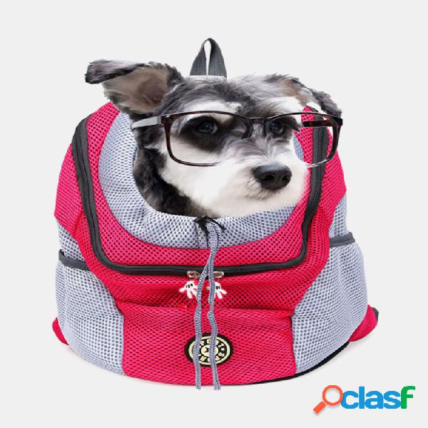 Mochila Externa Respirável Cachorro Transportadora Ombro