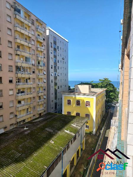 Apartamento 1 dormitório - Vista Mar - Embaré - Santos