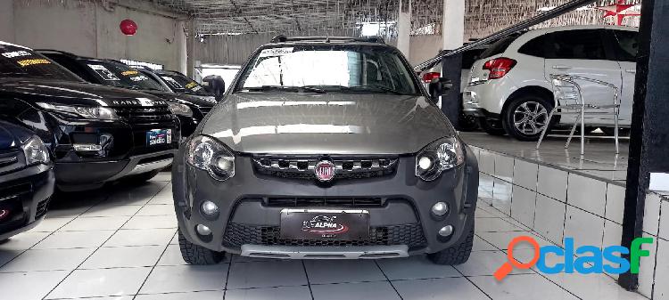 FIAT STRADA ADVENTURE 1.8 1.8 LOCKER FLEX CE CINZA 2014 1.8