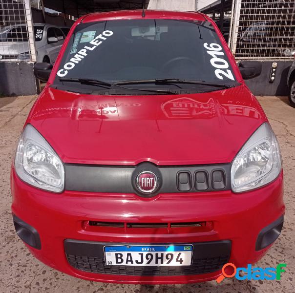 FIAT UNO ATTRACTIVE 1.0 FIRE FLEX 8V 5P VERMELHO 2016 1.0