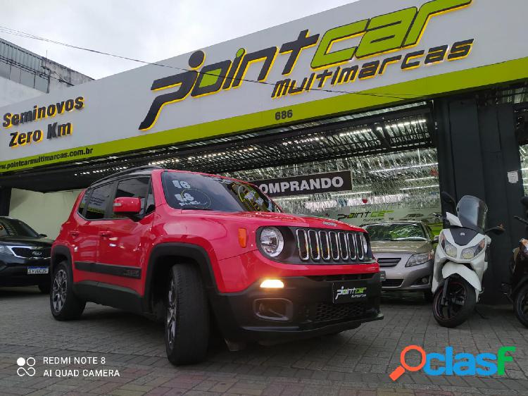 JEEP RENEGADE LONGITUDE 1.8 4X2 FLEX 16V AUT. VERMELHO 2016