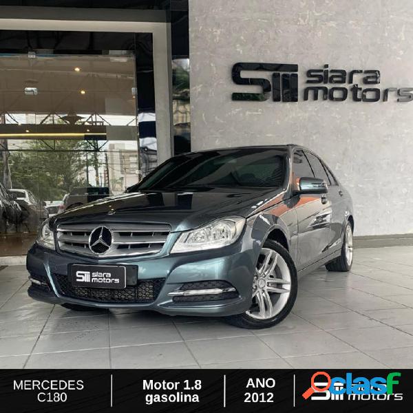 MERCEDES-BENZ C180 CINZA 2012 1.8 GASOLINA