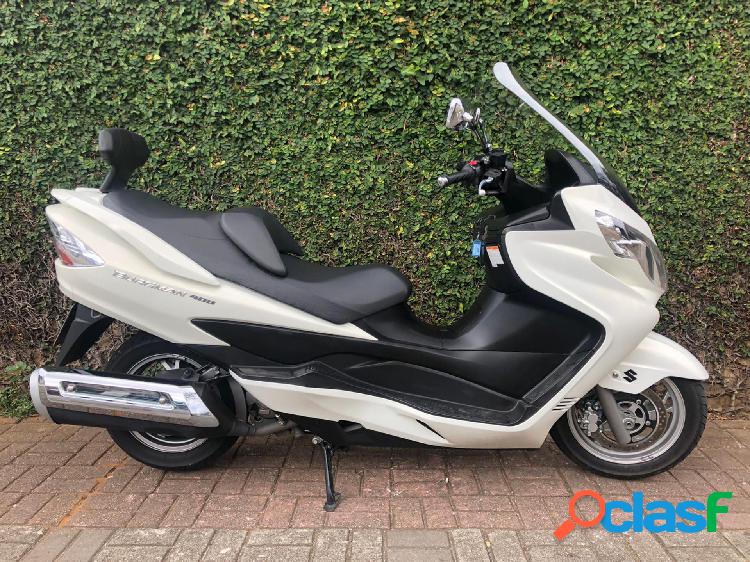 SUZUKI BURGMAN 400 BRANCO 2016 400 GASOLINA