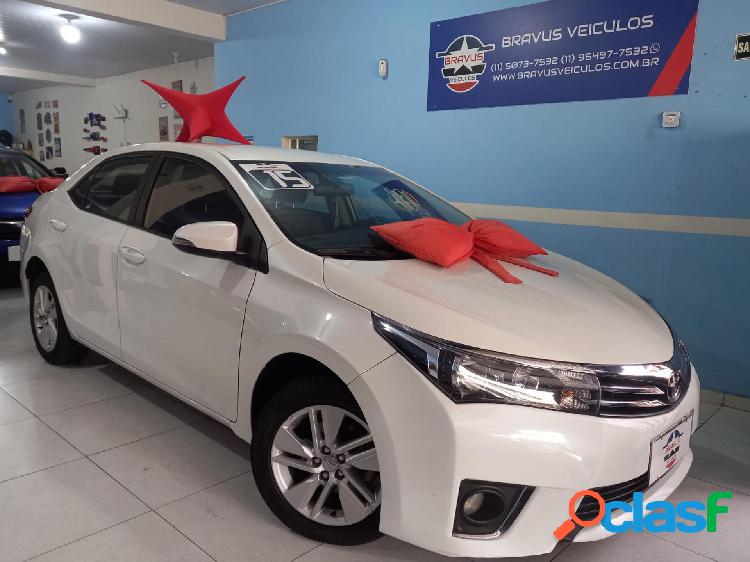 TOYOTA COROLLA GLI 1.8 FLEX 16V AUT. BRANCO 2015 1.8 FLEX