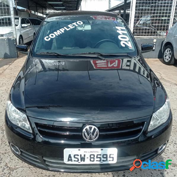 VOLKSWAGEN GOL (NOVO) 1.0 MI TOTAL FLEX 8V 4P PRETO 2011 1.0