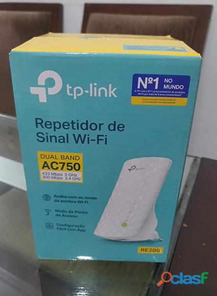 Repetidor de Sinal Wi Fi TP LINK RE200 Dual Band AC750