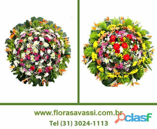 Floricultura Sabará MG, entrega coroa de flores Velório