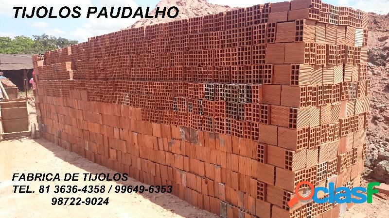PROMOÇÃO DE TIJOLOS DIRETO DA FABRICA PARA PAULISTA PE