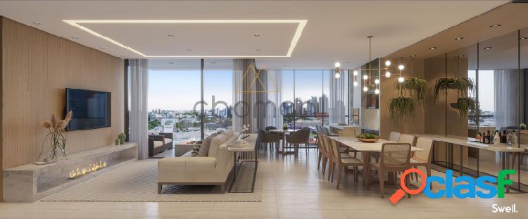 Apartamento com 3 quartos, 119m², à venda em Curitiba,