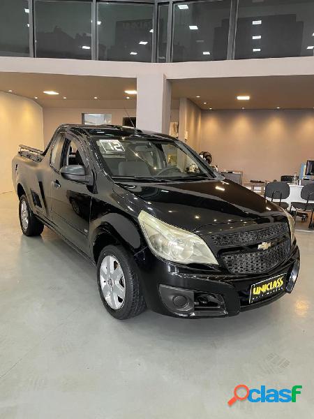 CHEVROLET MONTANA LS 1.4 ECONOFLEX 8V 2P PRETO 2012 1.4 FLEX