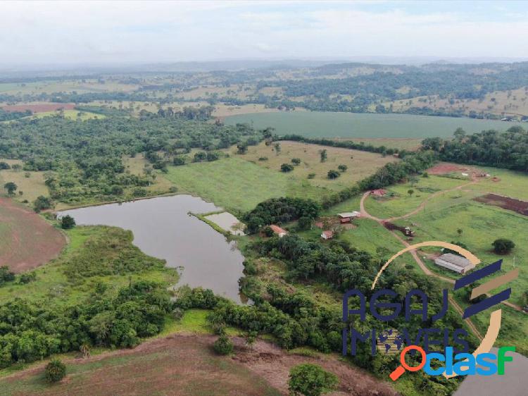 FAZENDA EM SANTA BÁRBARA DE GOIÁS-GO | 82 ALQ | PECUÁRIA