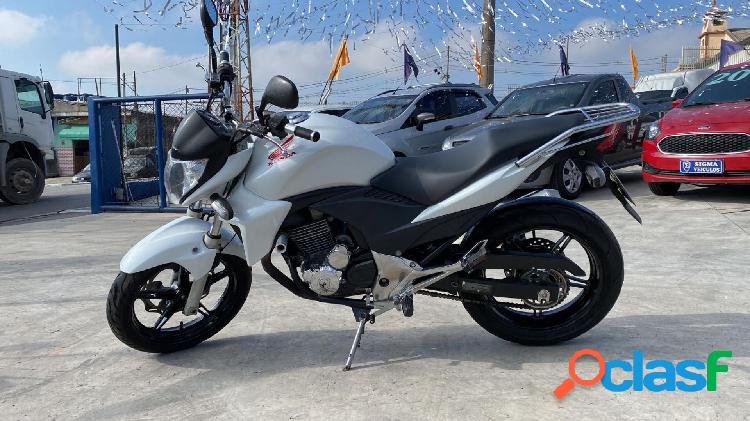 HONDA CB 300R BRANCO 2014 300 FLEX