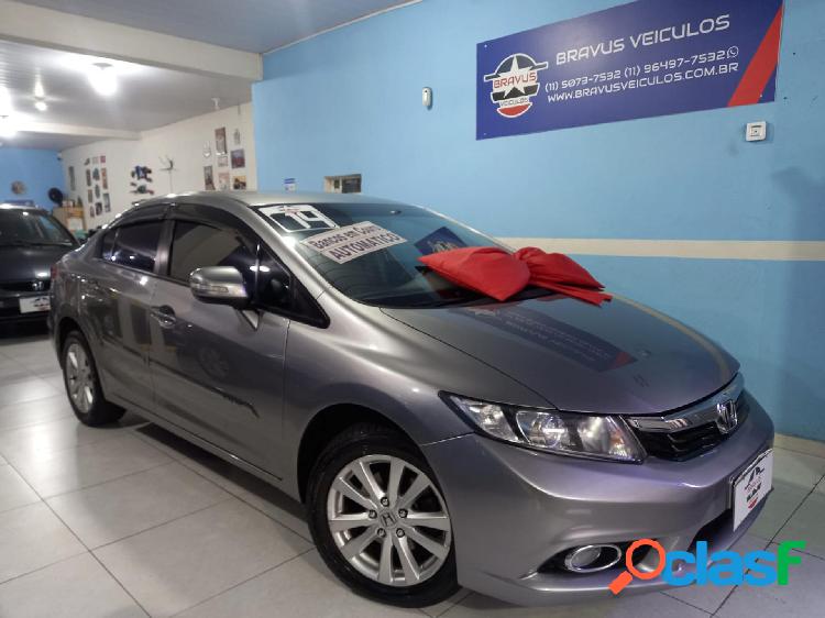 HONDA CIVIC SEDAN LXR 2.0 FLEXONE 16V AUT. 4P CINZA 2014 2.0