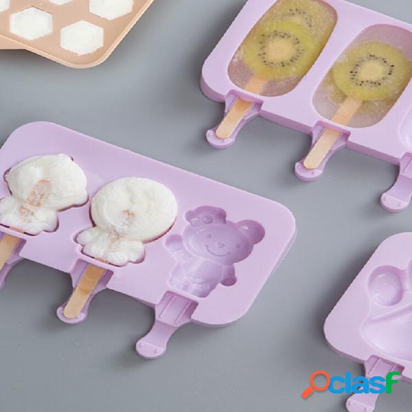 Ice Cream Ice Cream Mold Silicone Cartoon Homemade Popsicle