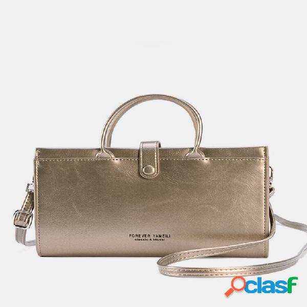 JOSEKO Women's PU Leather Vintage Multifunctional Handbag