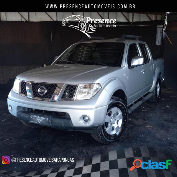 NISSAN FRONTIER LE CD 4X4 2.5 TB DIESEL MEC. PRATA 2010 2.5