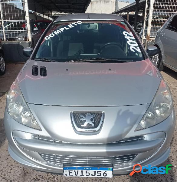 PEUGEOT 207 XR 1.4 FLEX 8V 5P PRATA 2012 1.4 FLEX