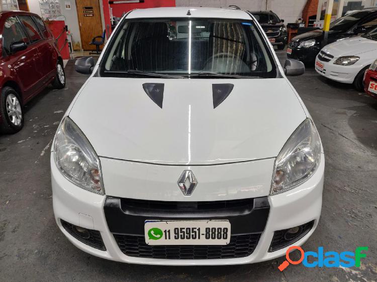 RENAULT SANDERO AUTHENTIQUE HI-FLEX 1.0 16V 5P BRANCO 2013