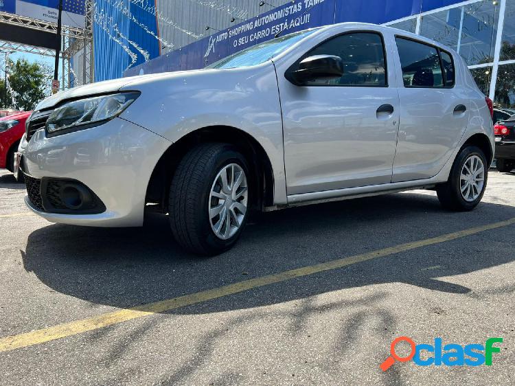 RENAULT SANDERO AUTHENTIQUE HI-POWER 1.0 16V 5P PRATA 2016