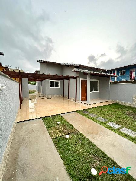 ÓTIMA CASA COM 2 QUARTOS EM ITAIPUAÇU!! BELO ACABAMENTO!!