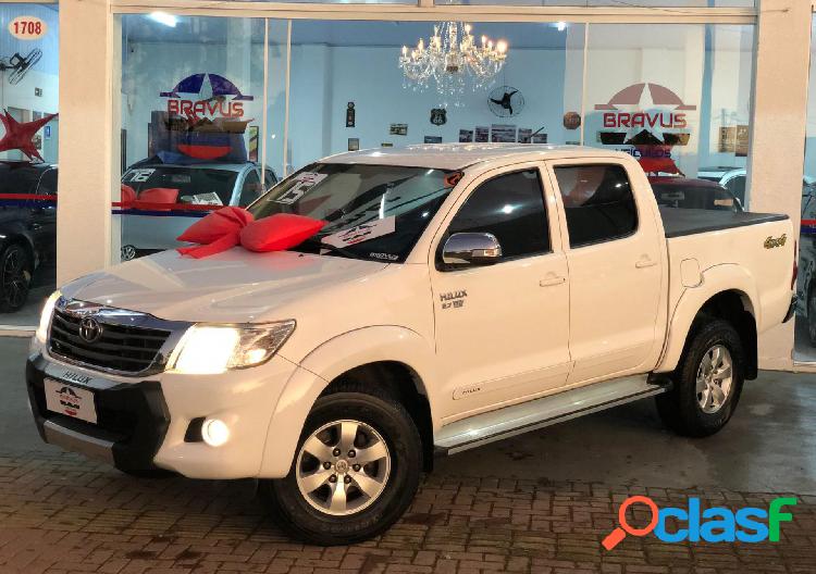 TOYOTA HILUX CD SRV 4X4 2.7 FLEX 16V AUT. BRANCO 2015 2.7