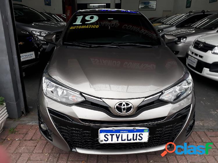 TOYOTA YARIS XLS 1.5 FLEX 16V 5P AUT. CINZA 2019 1.5 FLEX