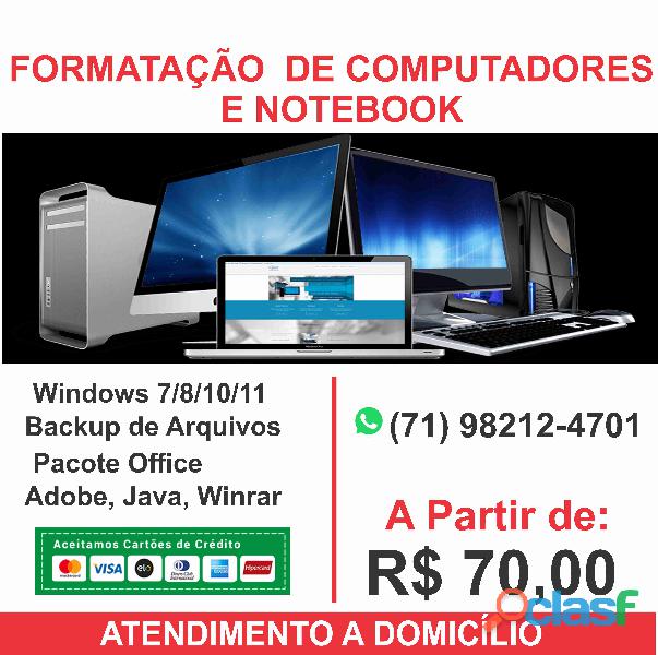 Técnico Informática em Salvador/ Manutenção Computador