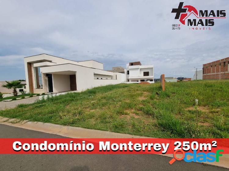 Terreno no Condomínio Residencial Monterrey 250m² Monte