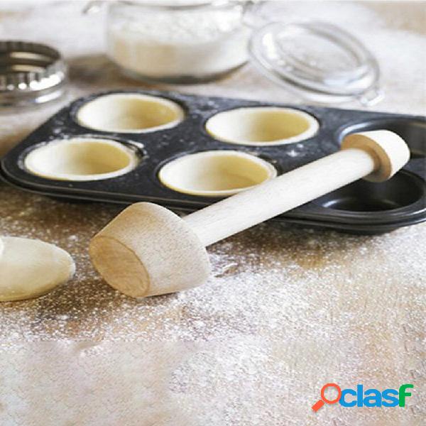 Wooden Egg Pie Mold Portable Double Side Pastry Egg Pie