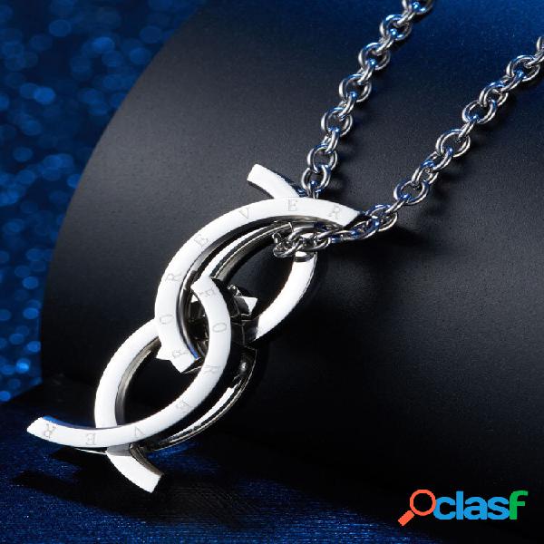 Trendy Simple Kissing Fish Deformation Ring Foldable
