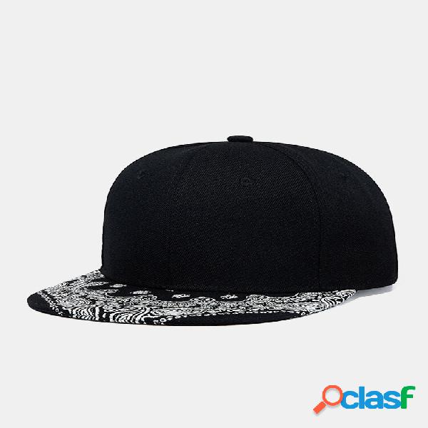 Unisex Canvas Paisley Print Trendy Punk All-match Adjustable