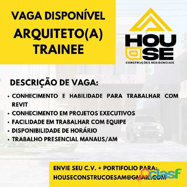 Arquiteto trainee