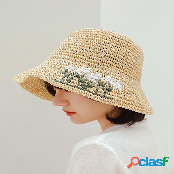 Women Straw Straw Leisure Holiday Versatile Breathable Shade