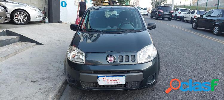 FIAT UNO VIVACERUA 1.0 EVO FIRE FLEX 8V 5P CINZA 2014 1.0