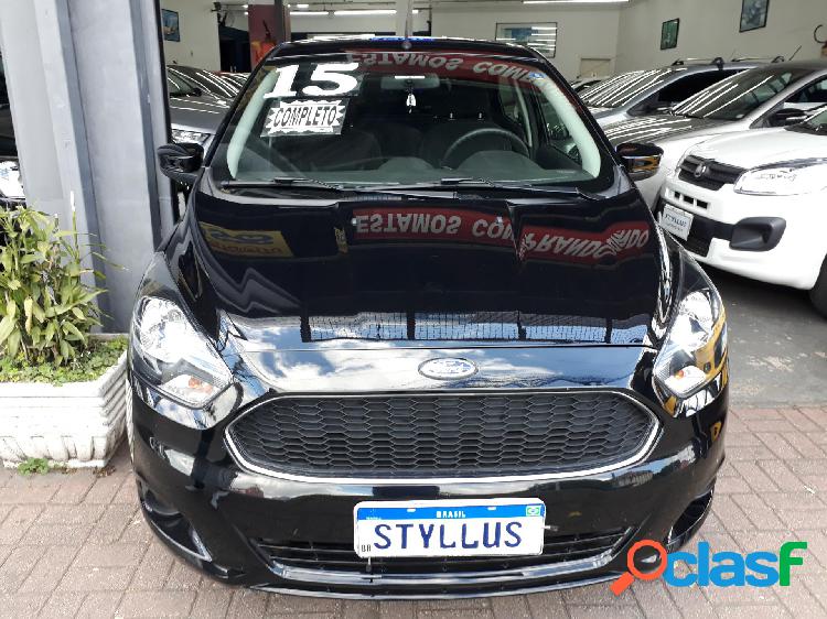 FORD KA SEL 1.5 16V FLEX 5P PRETO 2015 1.5 FLEX