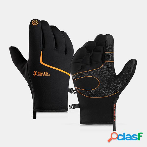 Men Dacron Polar Fleece Reflective Strip Plus Velvet