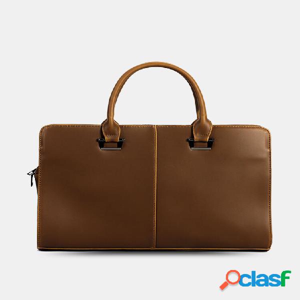 Menico Men Artificial Leather Vintage Large Capacity Laptop