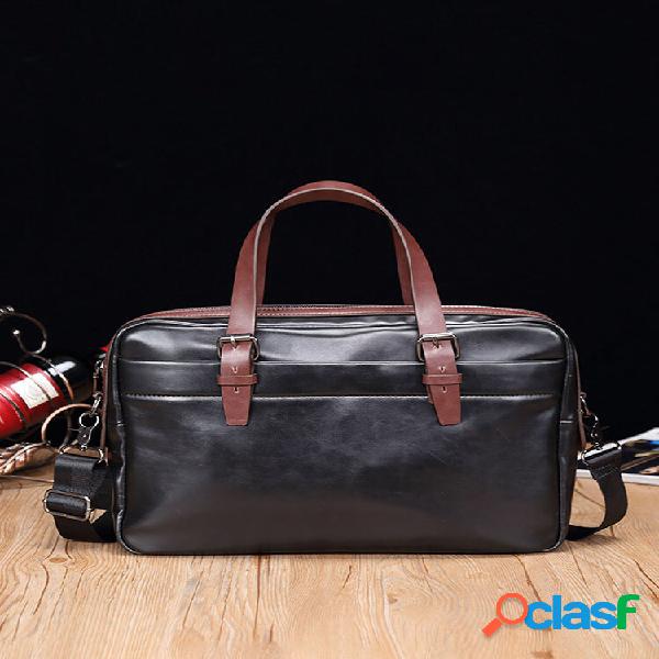 Menico Men Artificial Leather Vintage RFID Large Capacity