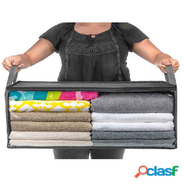 Non-Woven Storage Box Quilt Foldable Storage Bag Closet