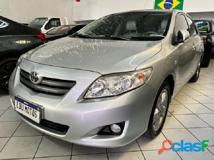 TOYOTA COROLLA XEI 1.8 FLEX 16V AUTOMATICO PRATA 2009 1.8