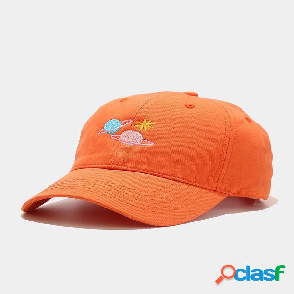 Unisex Cotton Planet Embroidery Hunting Blazing Orange