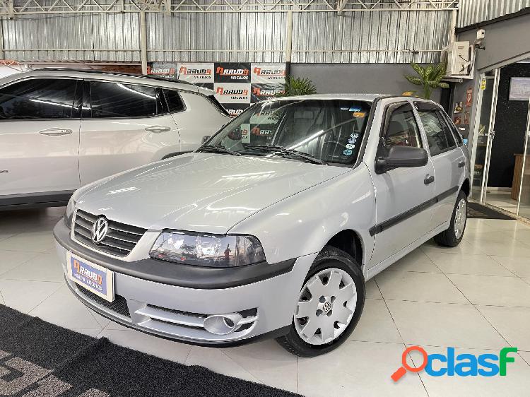 VOLKSWAGEN GOL 1.6 MI POWER TOTAL FLEX 8V 4P PRATA 2005 1.6