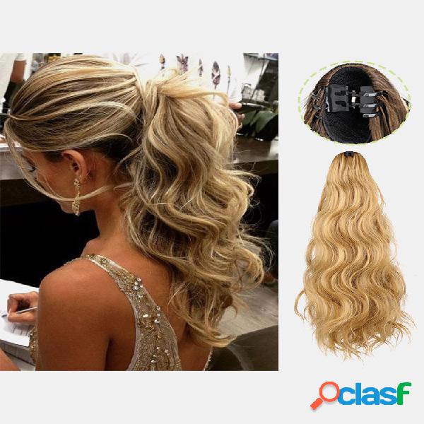 8 Colors Catch Clip Long Wavy Curly Hair Fluffy Messy High